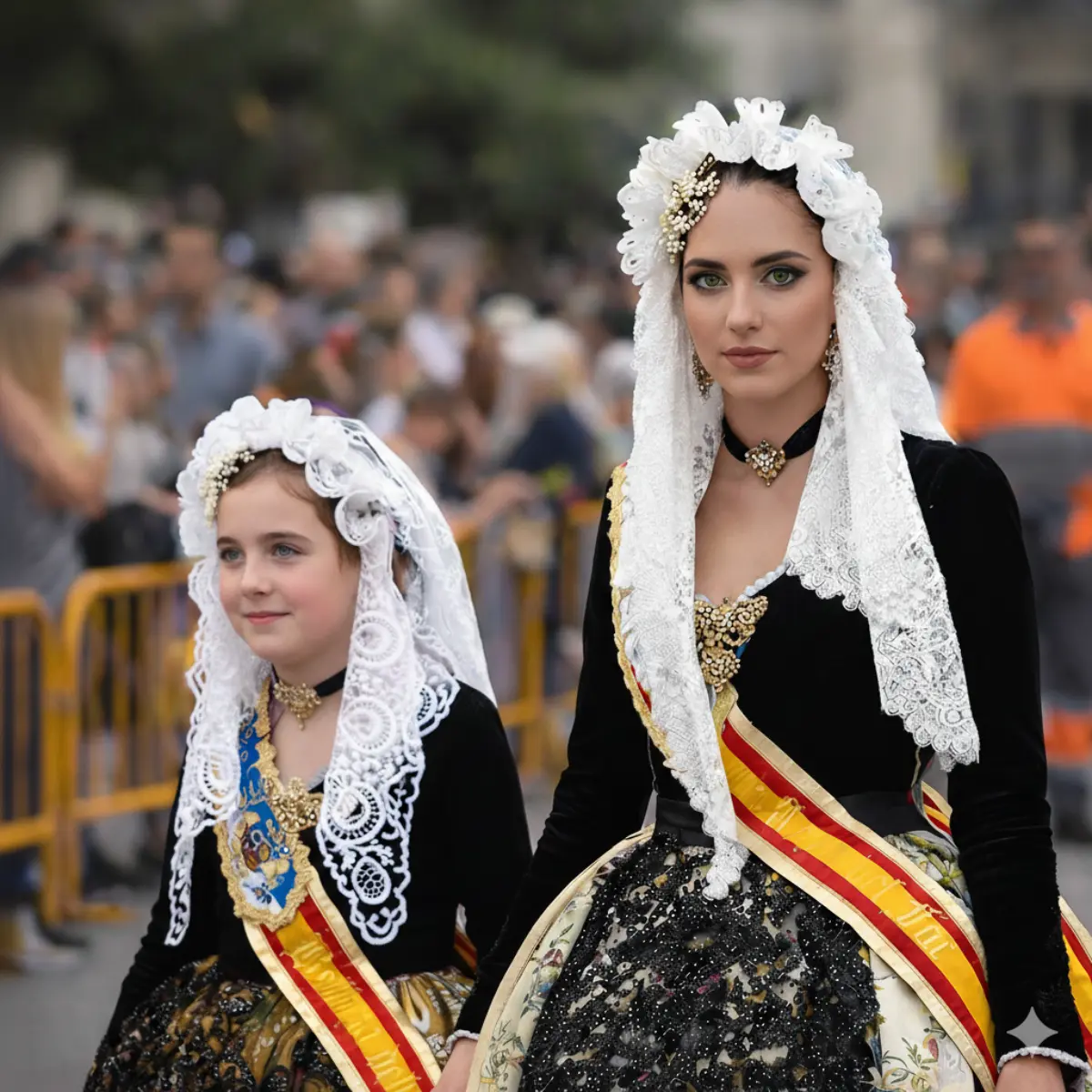 moño-castana-alicantina-ninas-adultas-facil-colocar